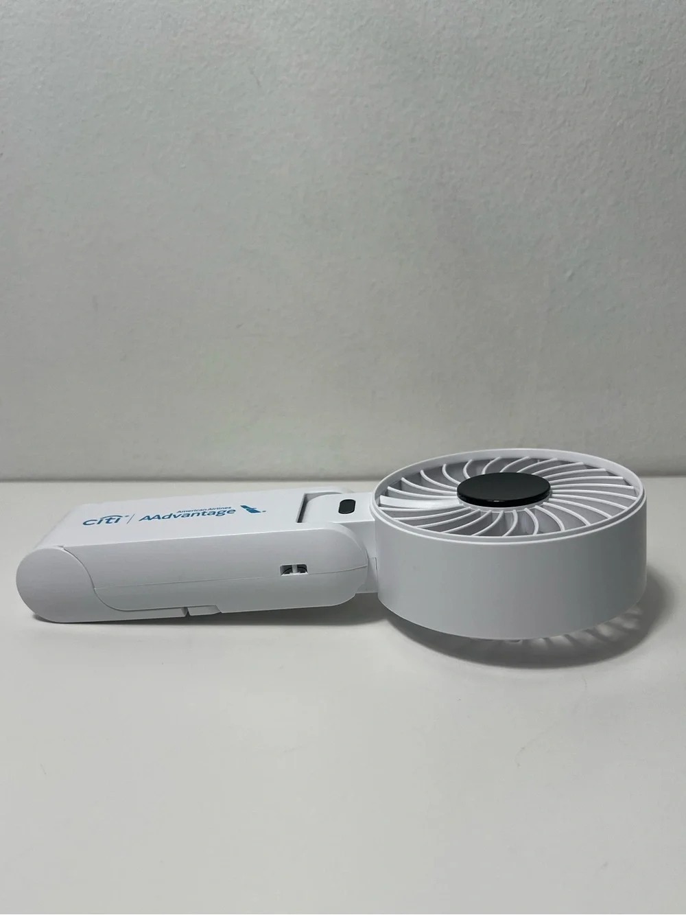 American Airlines Citi AAdvantage Rechargeable Portable Neck Handheld Mini Fan